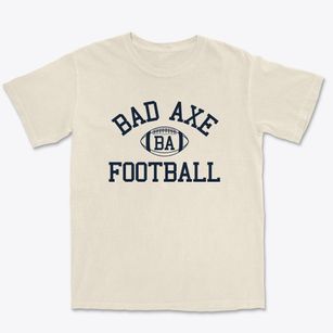 Bad Axe High School Classic Football Premium Heavyweight T-shirt