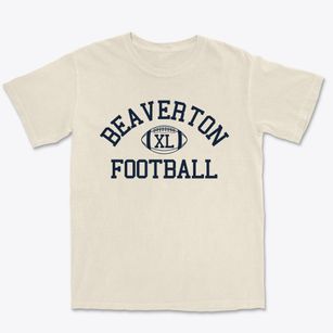 Beaverton Junior High School Classic Football Premium Heavyweight T-shirt