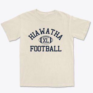 Hiawatha Community School Classic Football Premium Heavyweight T-shirt