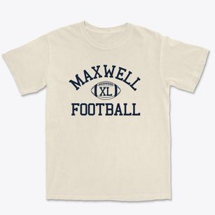 Maxwell Public School Classic Football Premium Heavyweight T-shirt