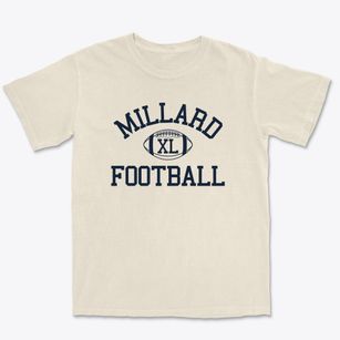 Millard Learning Center Classic Football Premium Heavyweight T-shirt