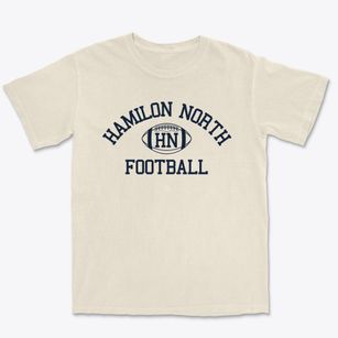 Hamilon North High School Classic Football Premium Heavyweight T-shirt