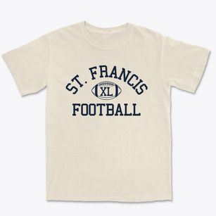 Saint Francis Of Assisi School Classic Football Premium Heavyweight T-shirt