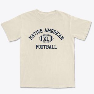 Native American Magnet School Classic Football Premium Heavyweight T-shirt