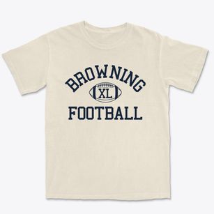 The Browning School Classic Football Premium Heavyweight T-shirt