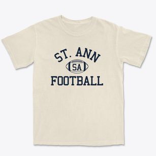 Saint Ann School Classic Football Premium Heavyweight T-shirt