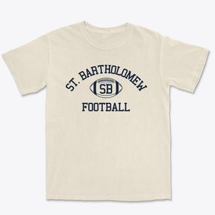 Saint Bartholomew School Classic Football Premium Heavyweight T-shirt