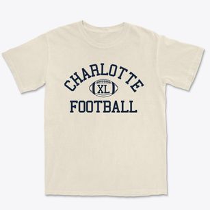 Charlotte Lutheran School Classic Football Premium Heavyweight T-shirt