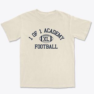 1 Of 1 Academy Red Classic Football Premium Heavyweight T-shirt