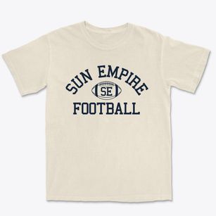 Sun Empire School Classic Football Premium Heavyweight T-shirt