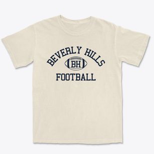 Beverly Hills Montessori School Classic Football Premium Heavyweight T-shirt