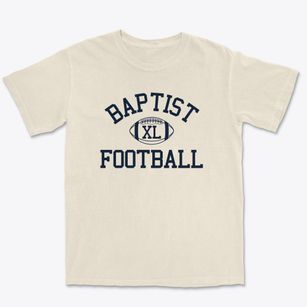 Baptist Christian School Classic Football Premium Heavyweight T-shirt