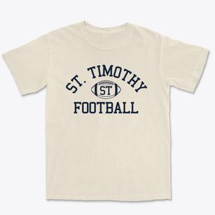 Saint Timothy School Classic Football Premium Heavyweight T-shirt