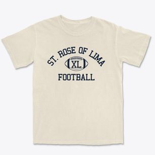 Saint Rose Of Lima School Classic Football Premium Heavyweight T-shirt