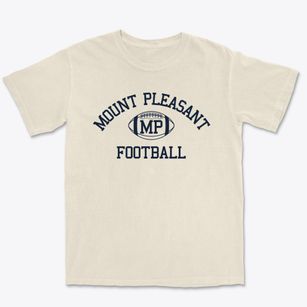 Mount Pleasant Area High School Classic Football Premium Heavyweight T-shirt