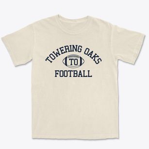 Towering Oaks Christian School Classic Football Premium Heavyweight T-shirt