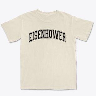 Eisenhower Elementary School Varsity Arch Premium Heavyweight T-shirt