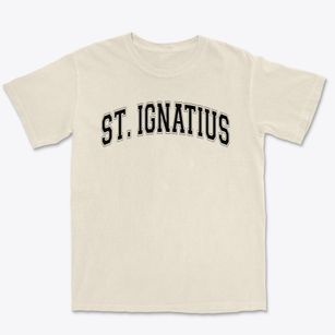 St Ignatius Of Loyola Parish Varsity Arch Premium Heavyweight T-shirt