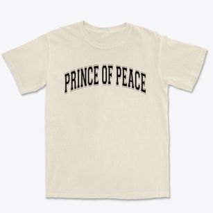 Prince Of Peace Catholic Church Varsity Arch Premium Heavyweight T-shirt
