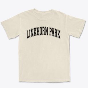 Linkhorn Park Elementary School Varsity Arch Premium Heavyweight T-shirt