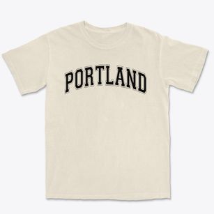 Portland Christian School Clark Campus Varsity Arch Premium Heavyweight T-shirt