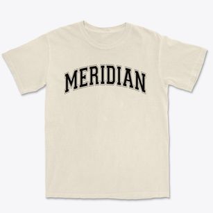 Meridian Middle School Varsity Arch Premium Heavyweight T-shirt