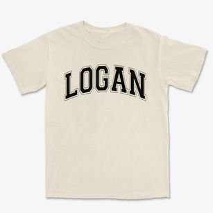 Logan Elementary School Varsity Arch Premium Heavyweight T-shirt