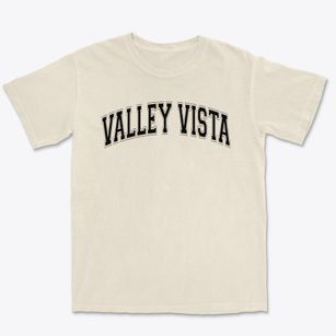 Valley Vista Elementary School Varsity Arch Premium Heavyweight T-shirt