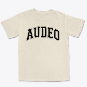 Audeo Charter School Varsity Arch Premium Heavyweight T-shirt