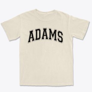 Adams Middle School Varsity Arch Premium Heavyweight T-shirt