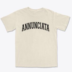 Annunciata Parish Varsity Arch Premium Heavyweight T-shirt