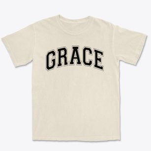 Grace Baptist Christian School Varsity Arch Premium Heavyweight T-shirt