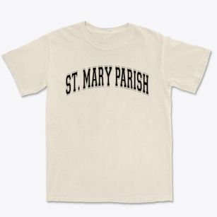 St Mary Parish Varsity Arch Premium Heavyweight T-shirt