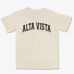 Alta Vista Charter Varsity Arch Premium Heavyweight T-shirt
