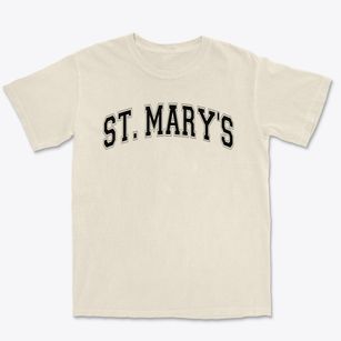 Saint Mary's High School Varsity Arch Premium Heavyweight T-shirt