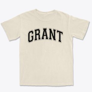 Grant Junior High School Varsity Arch Premium Heavyweight T-shirt