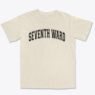 Seventh Ward Elementary School Varsity Arch Premium Heavyweight T-shirt