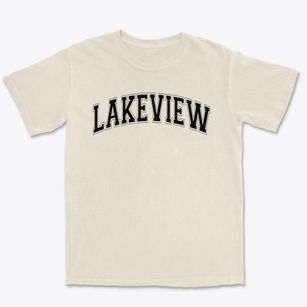 Lakeview High School Varsity Arch Premium Heavyweight T-shirt