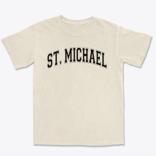 Saint Michael School Varsity Arch Premium Heavyweight T-shirt