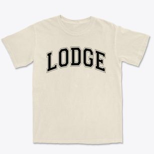 Lodge Elementary School Varsity Arch Premium Heavyweight T-shirt