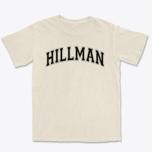 Hillman Elementary School Varsity Arch Premium Heavyweight T-shirt