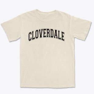 Cloverdale Junior High School Varsity Arch Premium Heavyweight T-shirt