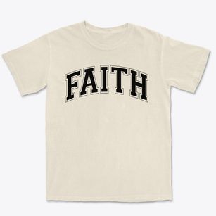 Faith Christian High School Varsity Arch Premium Heavyweight T-shirt