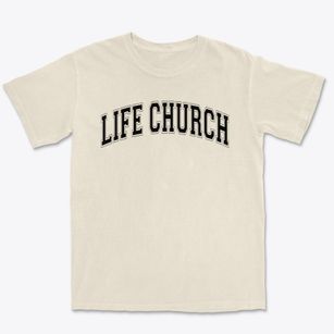 Life Church School Varsity Arch Premium Heavyweight T-shirt