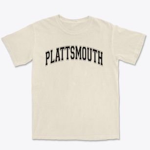 Plattsmouth High School Varsity Arch Premium Heavyweight T-shirt