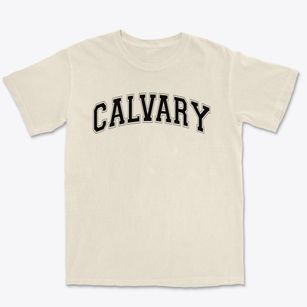 Calvary Christian School Varsity Arch Premium Heavyweight T-shirt