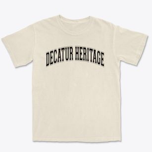 Decatur Heritage Christian Academy Varsity Arch Premium Heavyweight T-shirt