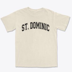 Saint Dominic Elementary School Varsity Arch Premium Heavyweight T-shirt