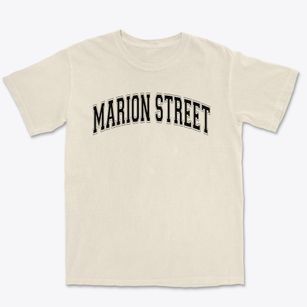 Marion Street Elementary School Varsity Arch Premium Heavyweight T-shirt
