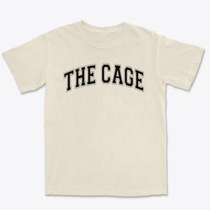The Cage Of Bay Shore Varsity Arch Premium Heavyweight T-shirt
